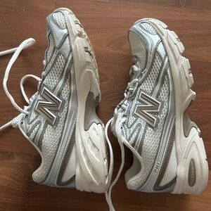 New Balance 740 White Brown Sneakers